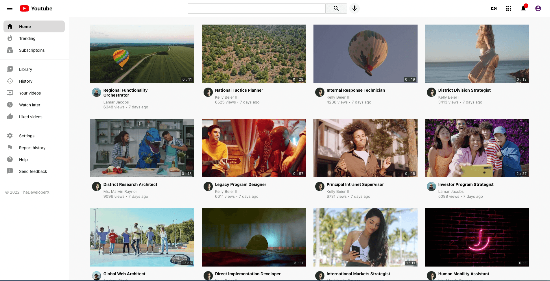 youtube clone